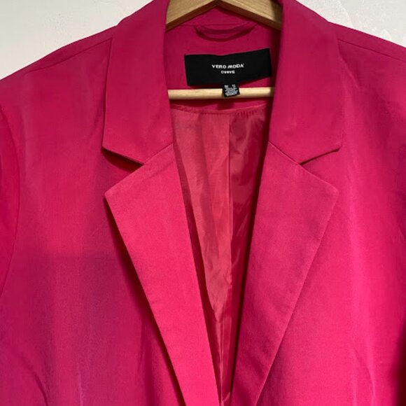 Vero Moda Women's Pink Curve Two-Piece Pant Suit US 18 / EU 50 - Picture 11 of 14